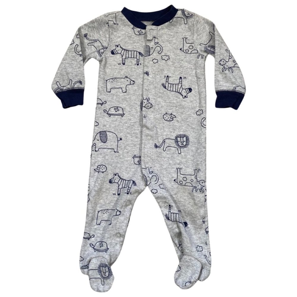 Zoo Animal Snap-Up Footie Sleep & Play